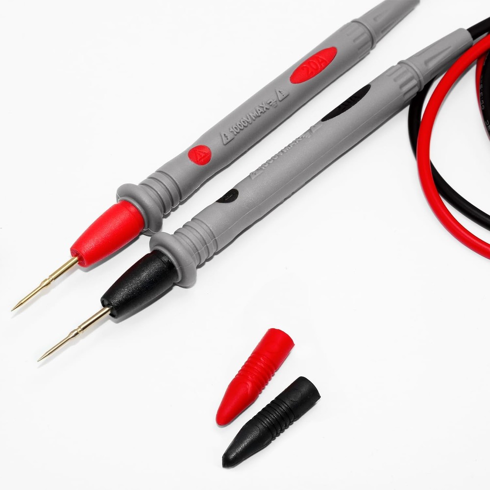 Thuchopy 1000V 20A multimeter Leads & 2PC 10A Crocodile black & red