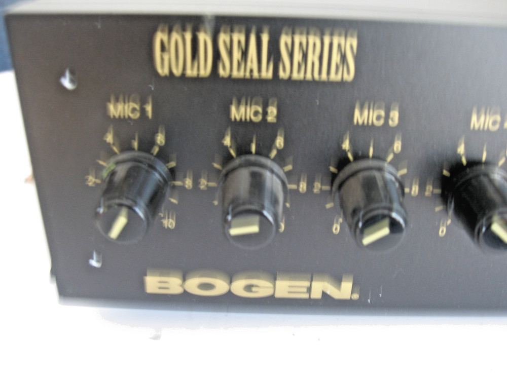 Bogen GS-250D Gold Seal 250W Equalizer Amplifier