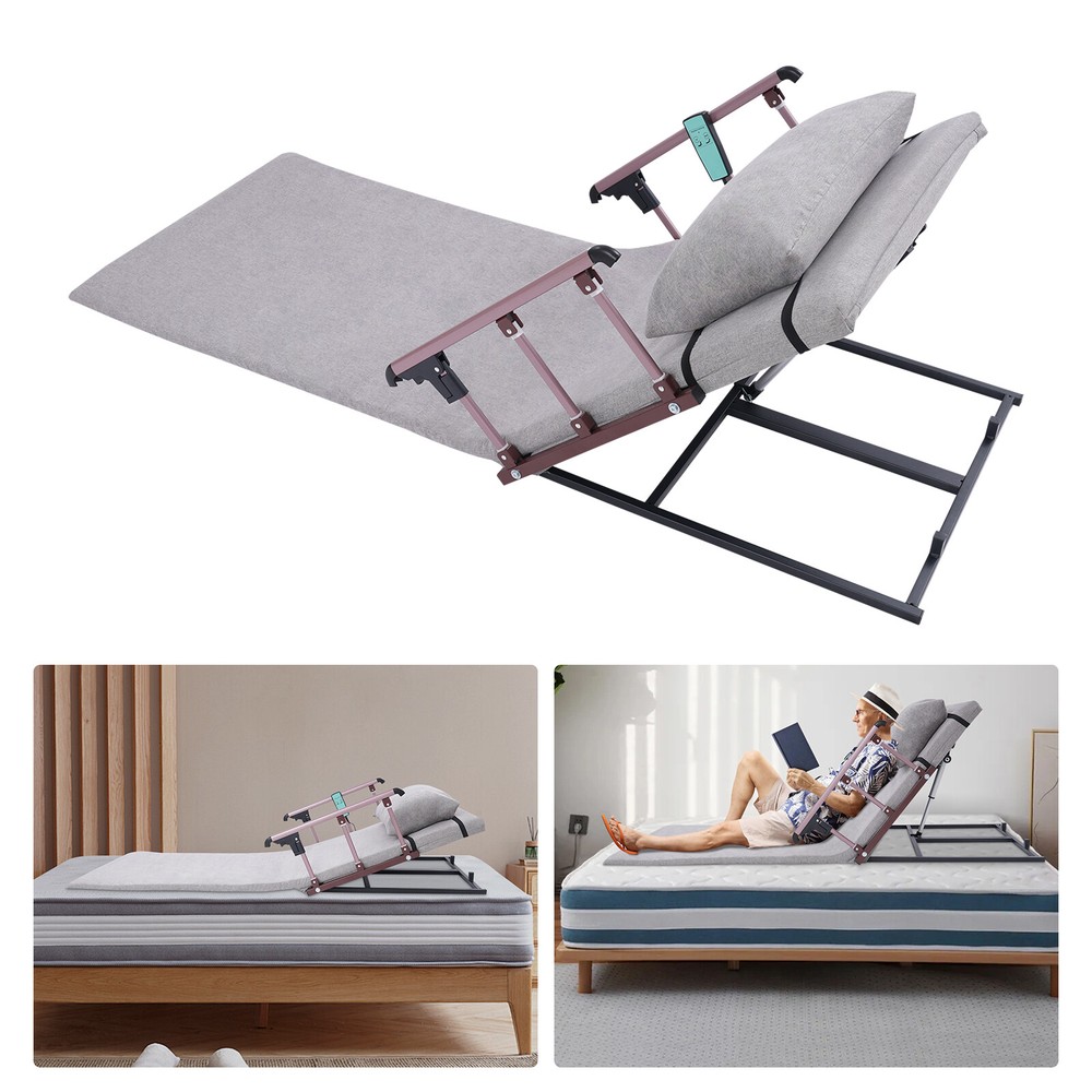 2-80° Electric Lifting Bed Backrest Adjustable Back Rest Bed Sitting Backrest