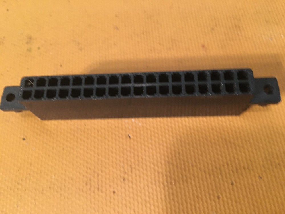 King Bendix 36 pin Dual Edge Install Connector, Black, New
