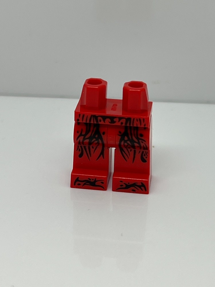 Lego Hips and Legs with Black Tendrils Pattern Carnage #L29