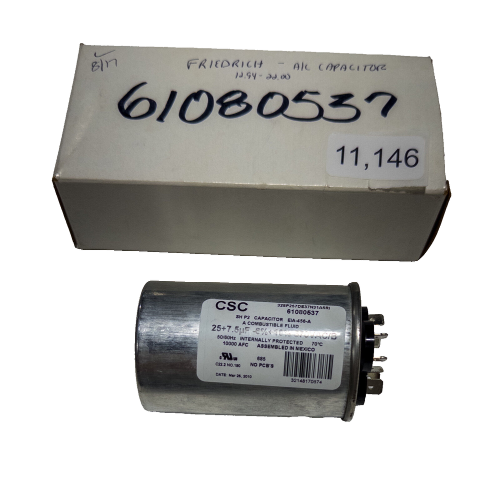 Friedrich 61080537 AC Air Conditioner Capacitor