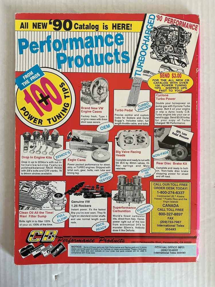 All About VW Performance Engines DIY Engine Rebuilding Basics Manual 1989