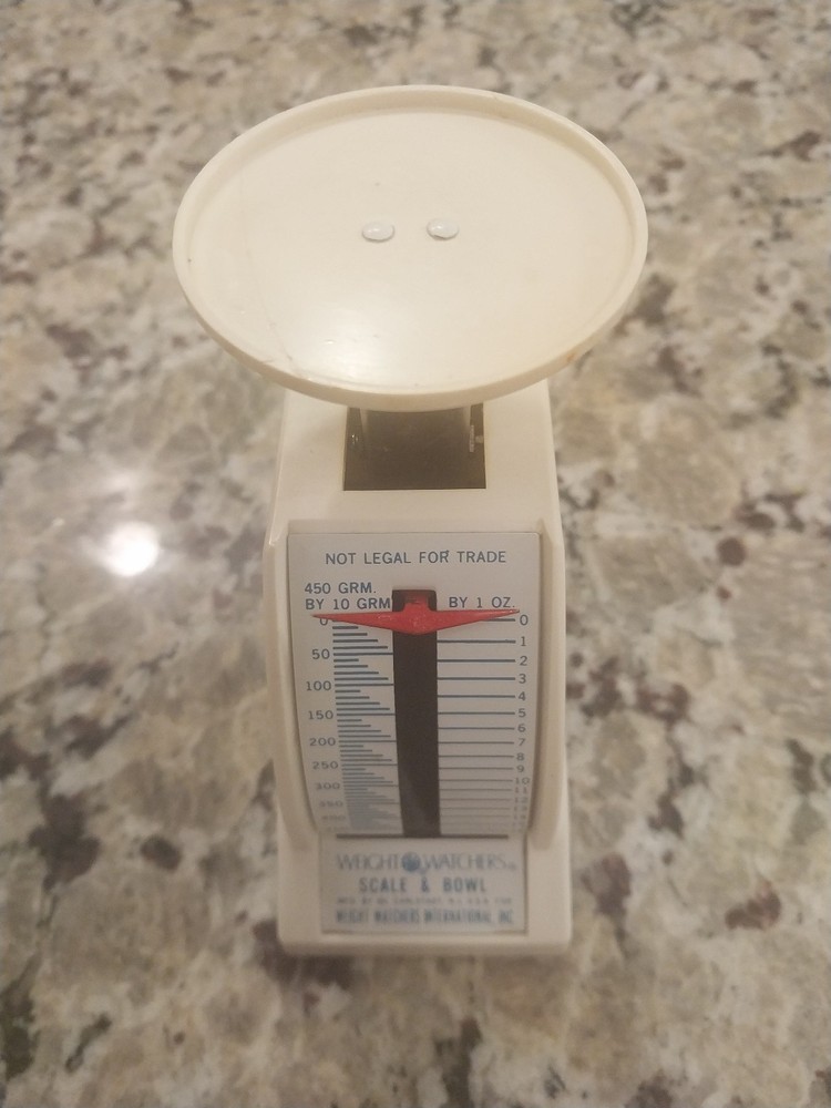 Vintage Weight Watchers Scale & Bowl