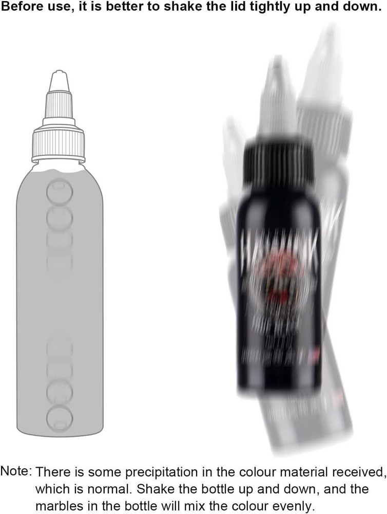 High-Quality Pigment Kit - 1/2 oz Bottles