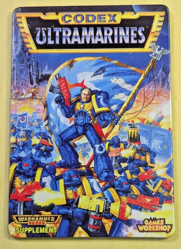 Warhammer 40,000 2nd Edition Codex Coaster Ultramarines