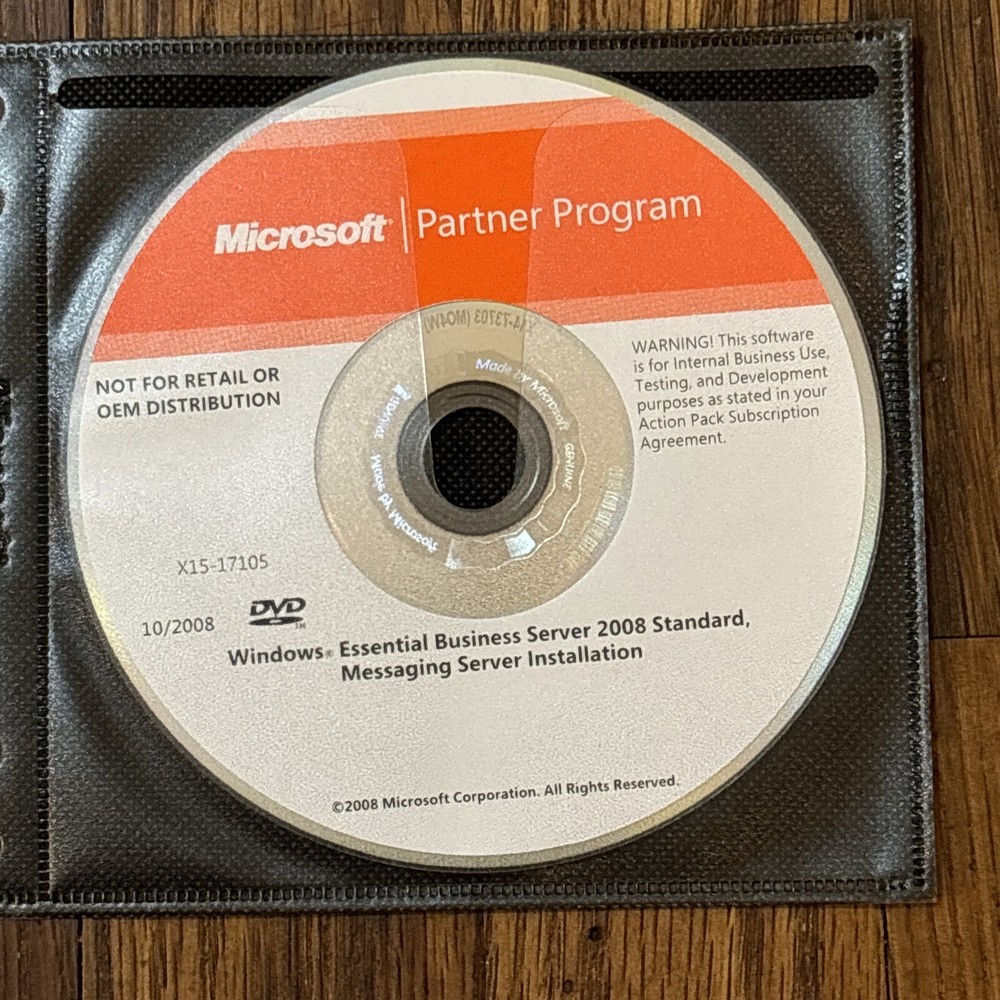 Windows Essential Business Server 2008 Security Server Messaging Installation