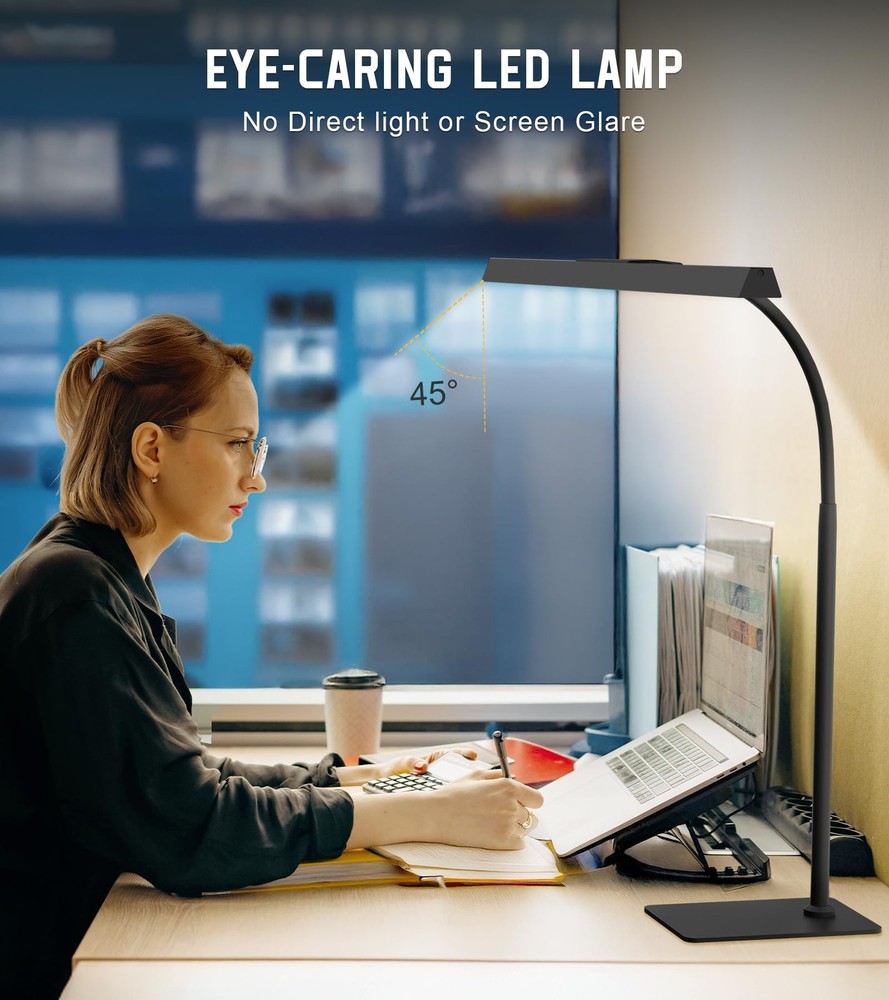 Desk Lamp for Home Office with Base