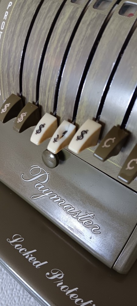 Paymaster Vintage Check Writing Machine Series S-1000