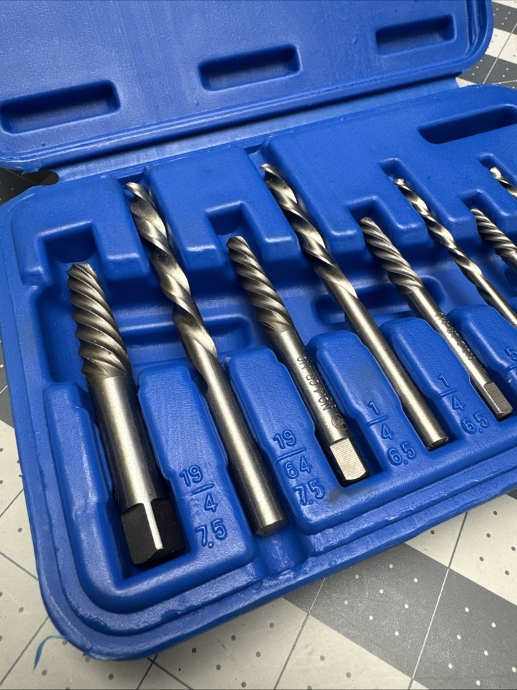 Laser Tools Combination Screw Extractor & Drill Set