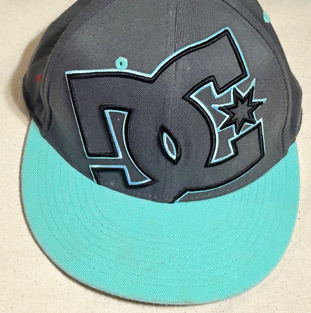 DC Shoes Strapback Hat Blue 6 7/8 - 7 1/4