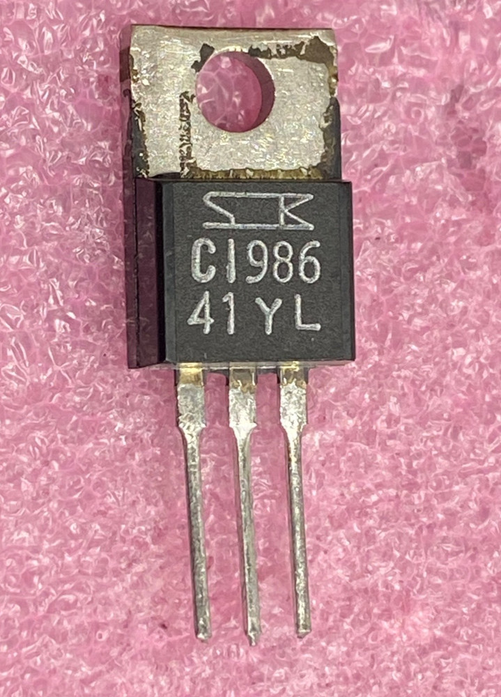 Sanken 2SC1986 NPN transistor package TO-220