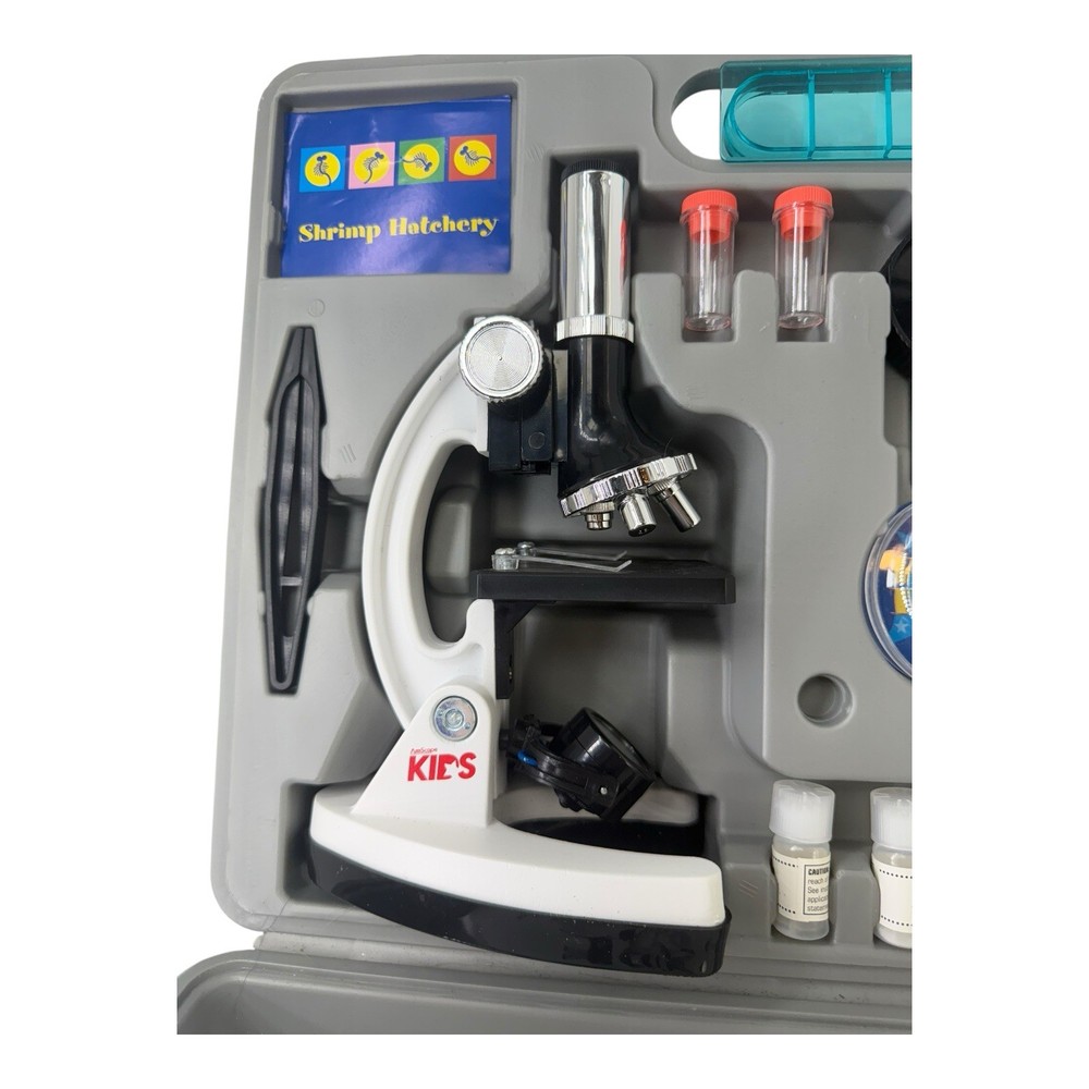AmScope Kids Beginner Kit Biological Microscope - Open Box See Description