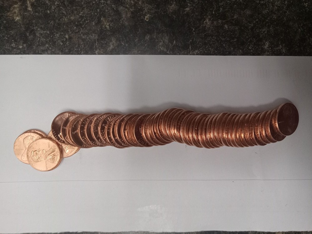 2006 (P) "BU" uncirculated Lincoln Memorial Cent Roll