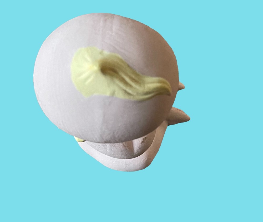 Ceramic Bisque Creepy Baby 7” Figure