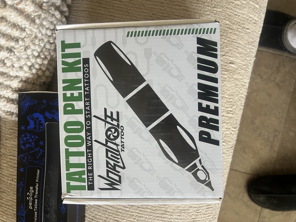 Tattoo Starter Kit with Print Machine Power Supply