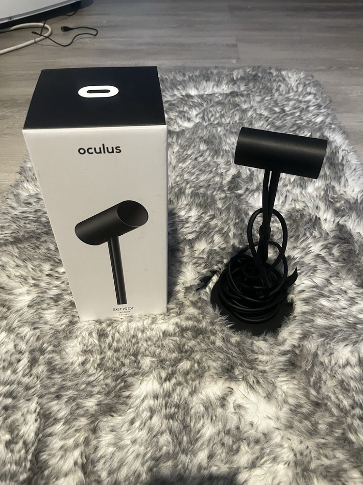 Oculus Rift CV1 VR Headset System, Controller Box, and Extra sensor bundle (3)