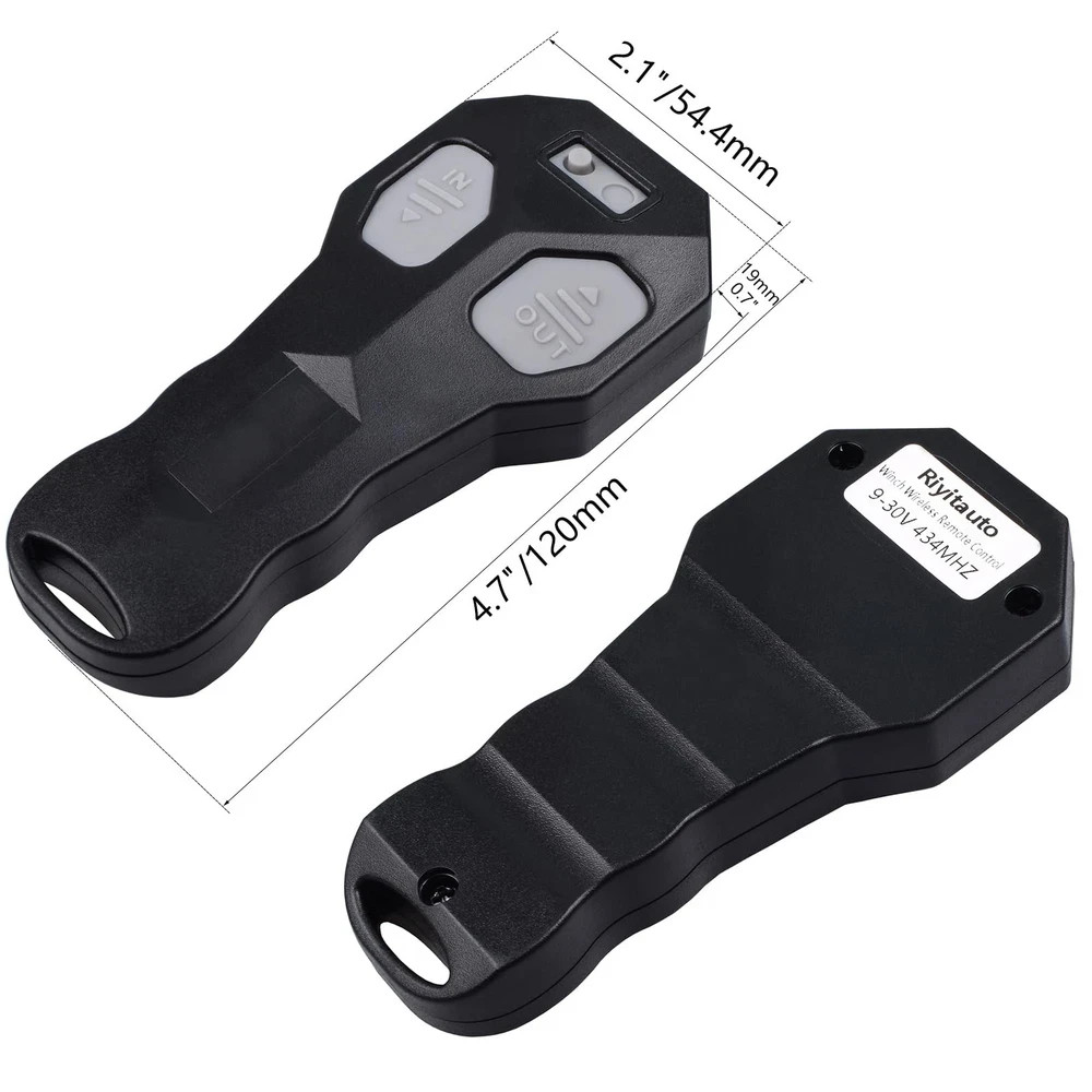 Riyitauto Wireless Winch Remote Control Black-dump trailer wireless remote