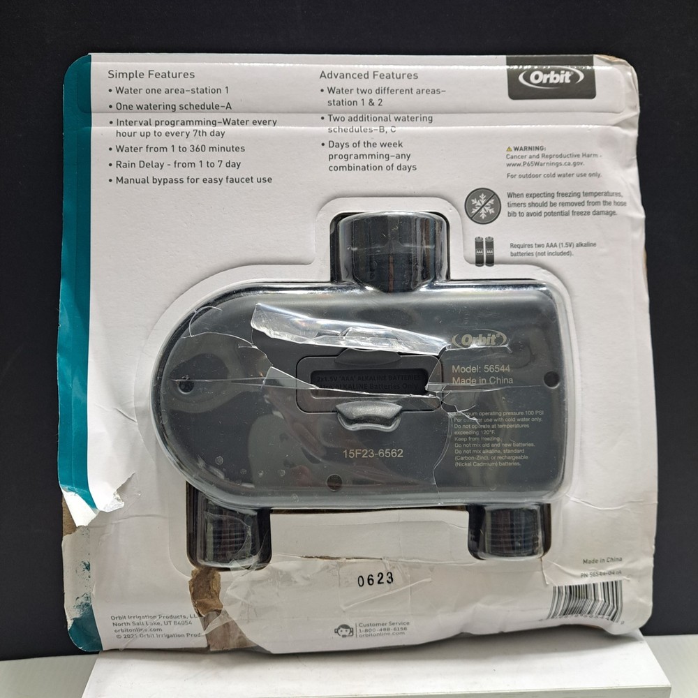 Orbit 2-Outlet Programmable Hose Watering Timer Sprinkler Timer