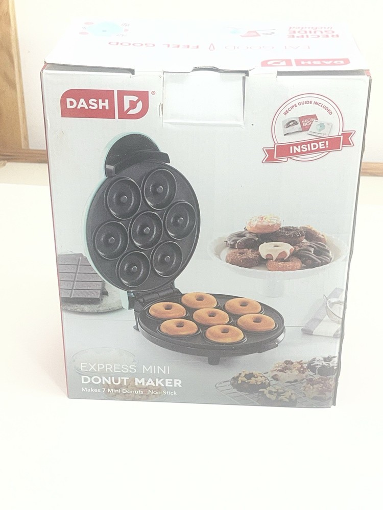 Dash Express Mini Donut Maker – Makes 7 Mini Donuts, Non-Stick
