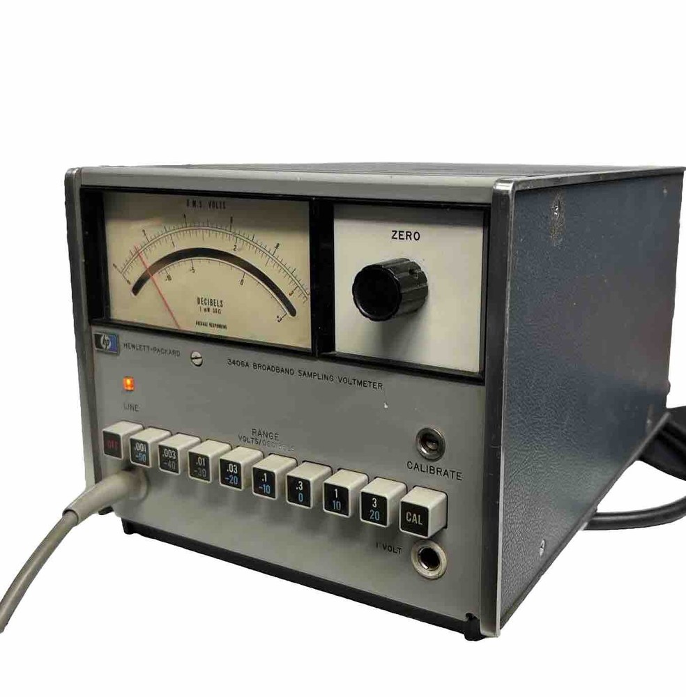 HP HEWLETT PACKARD 3406A BROADBAND SAMPLING VOLTMETER