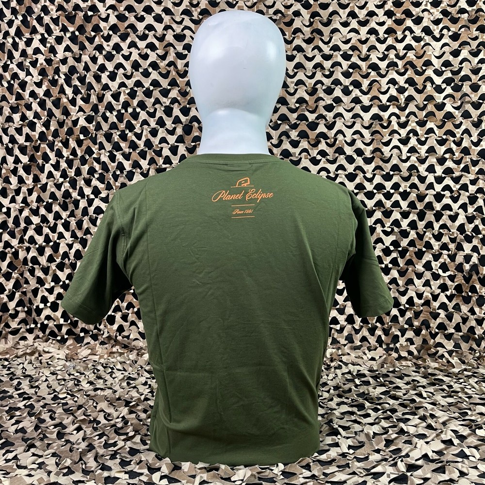 NEW Planet Eclipse Run Men's T-Shirt - Olive - Small