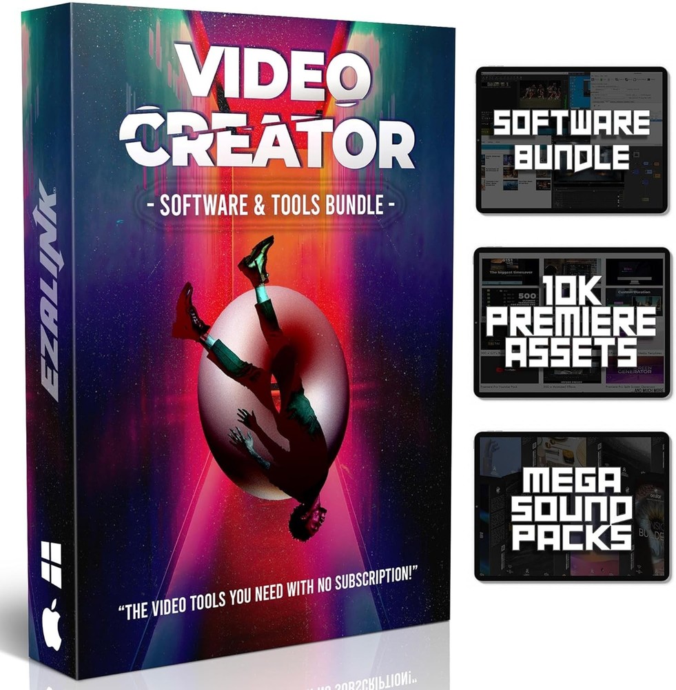 Ultimate Video Editing & Conversion Kit with 10K+ Assets
