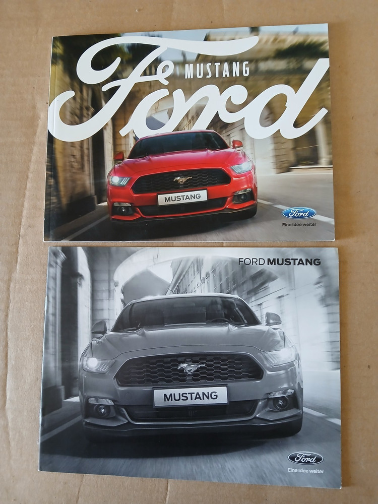 2017 FORD MUSTANG BROCHURE ORIGINAL! GERMAN LANGUAGE 62 PAGES MINT!