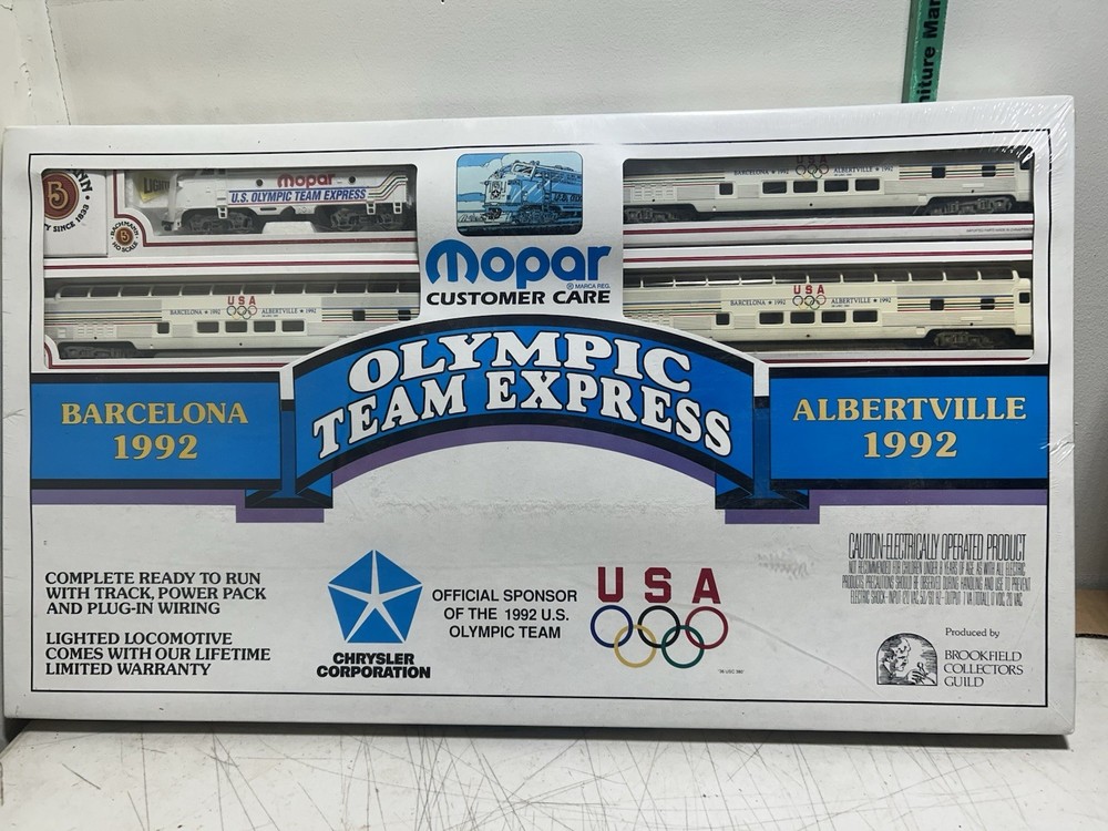 Bachmann Mopar 1992 Olympic Team Express HOTrain Set. Sealed Box