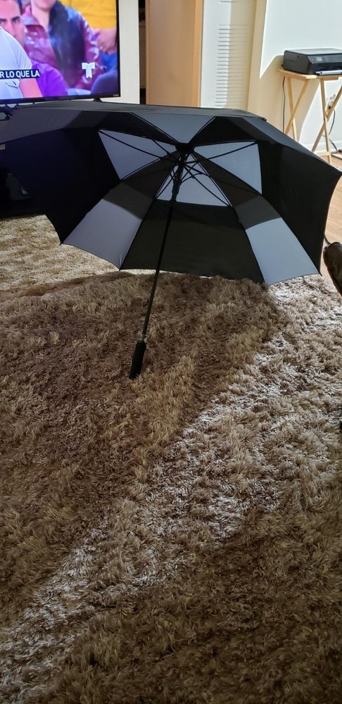 Oversized 68 Inch Windproof Golf Umbrella - Stylish Square Design, Auto Open
