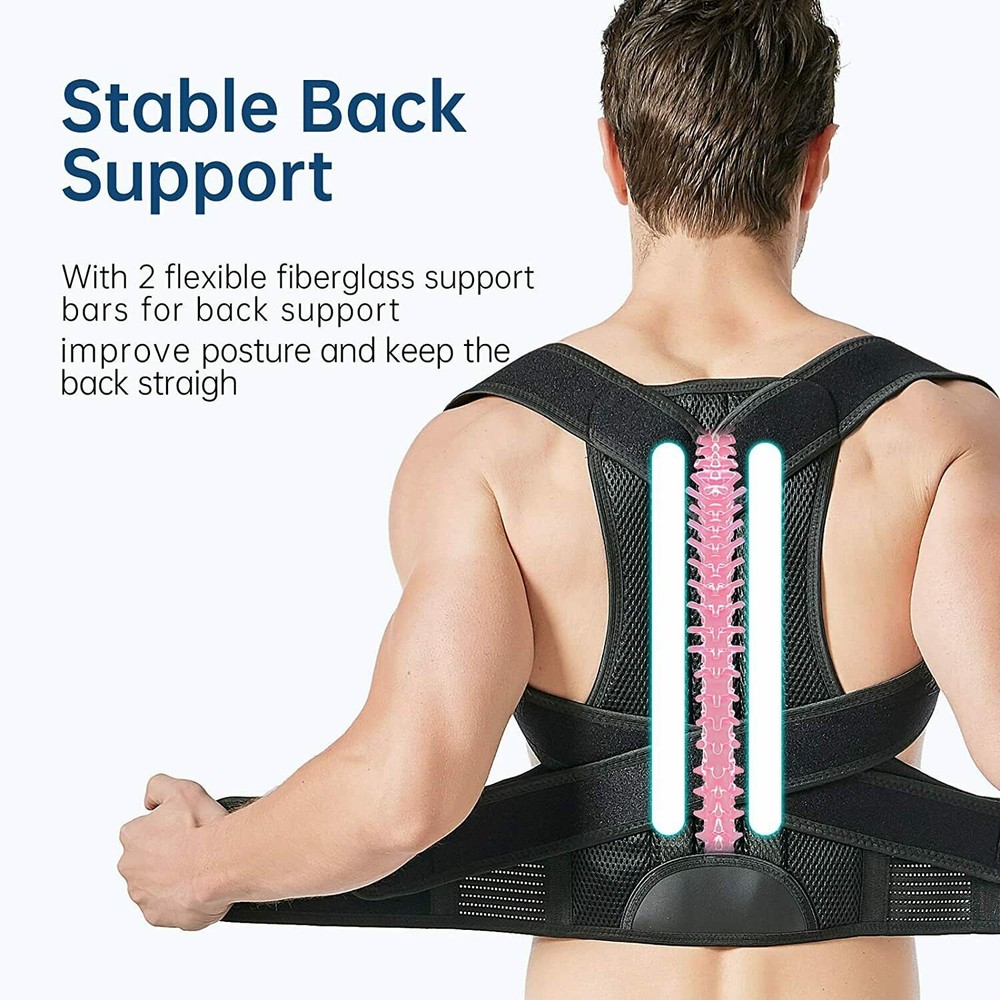 Adjustable Posture Corrector Heavy Lifting Back Support Belt Secure Safety Work