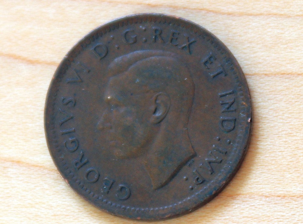 1937 Canada 1 Cent George VI