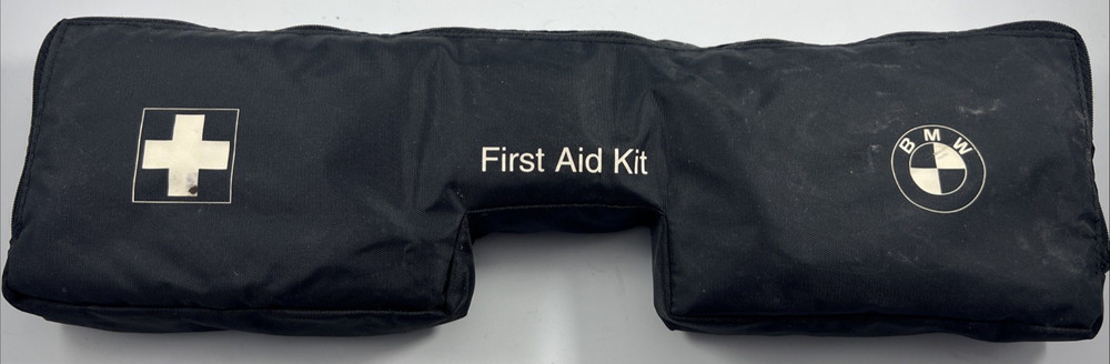 Genuine 03-14 BMW  Trunk First Aid Kit 5 & 7 Series Canvas Zip Full