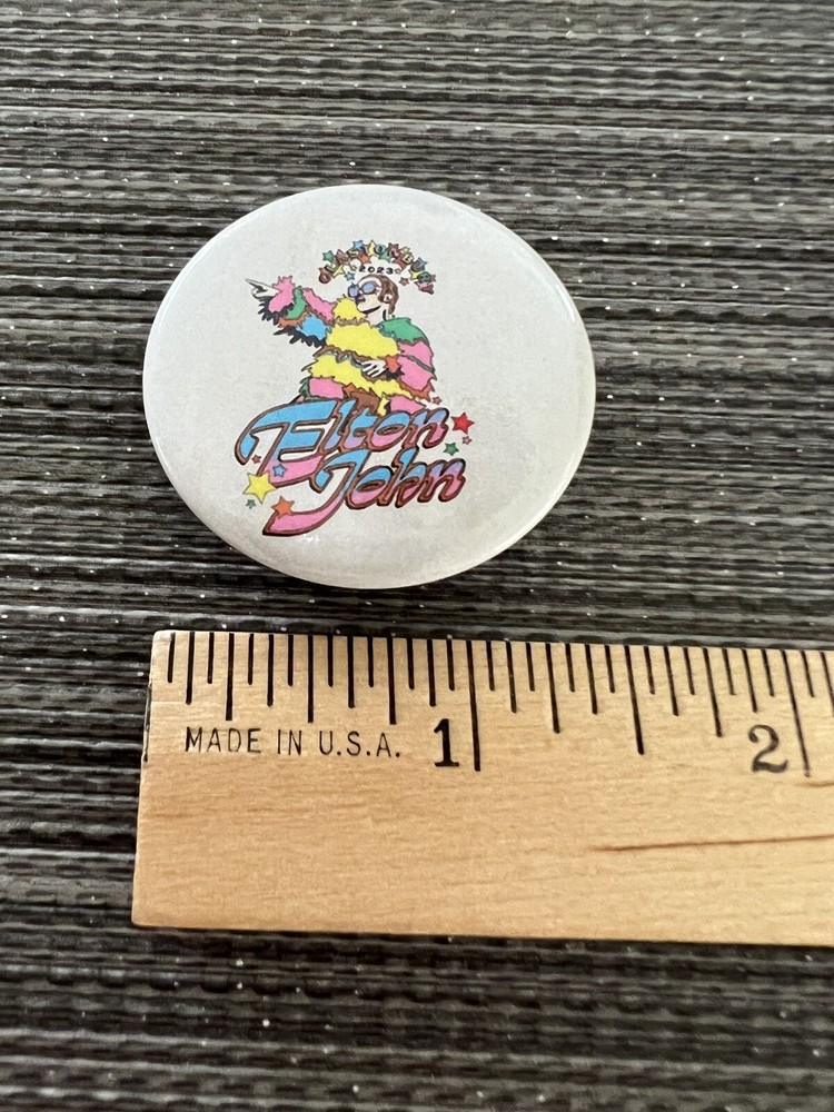 ELTON JOHN Pin 1.50” Button Badge NEW