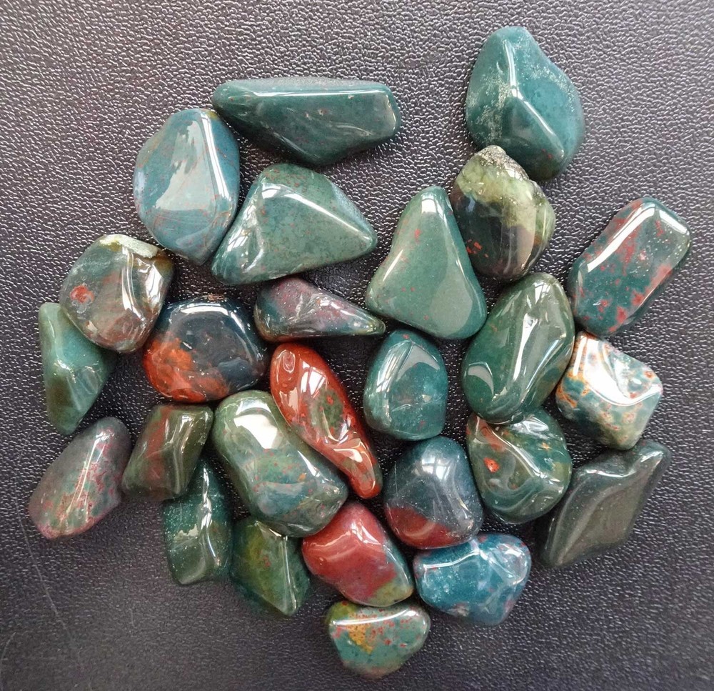 Fancy Jasper - 4 ounces Medium/Small Tumbled Stones rt544a