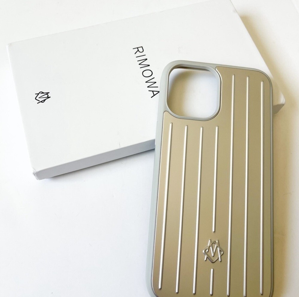 Rimowa Iphone Case Silver Aluminum For 13 Pro