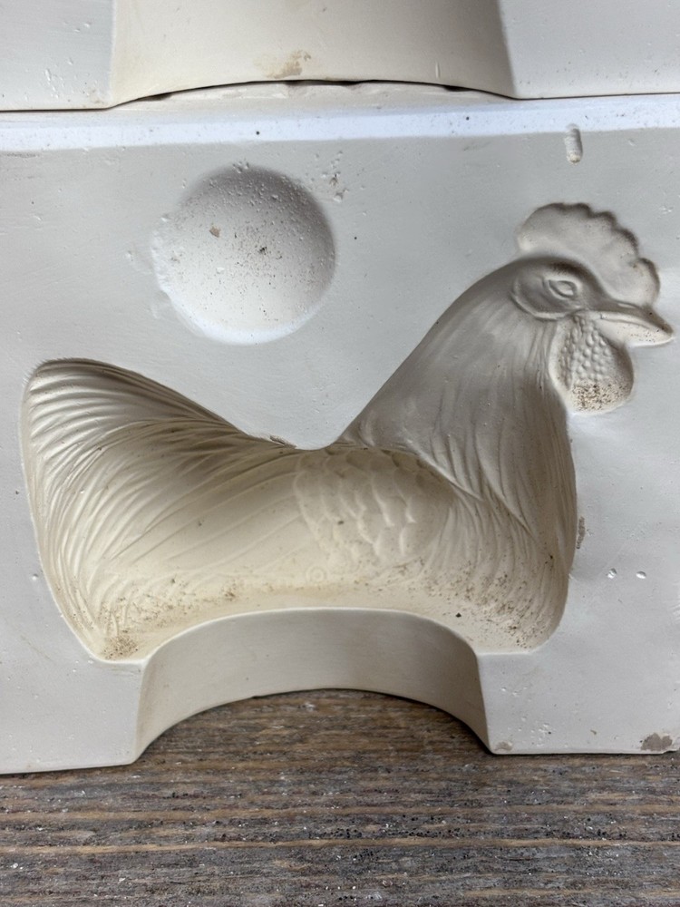 Vintage Alberta's Molds Ceramic Slip Casting Mold A-199 Hen & 2 Chicks