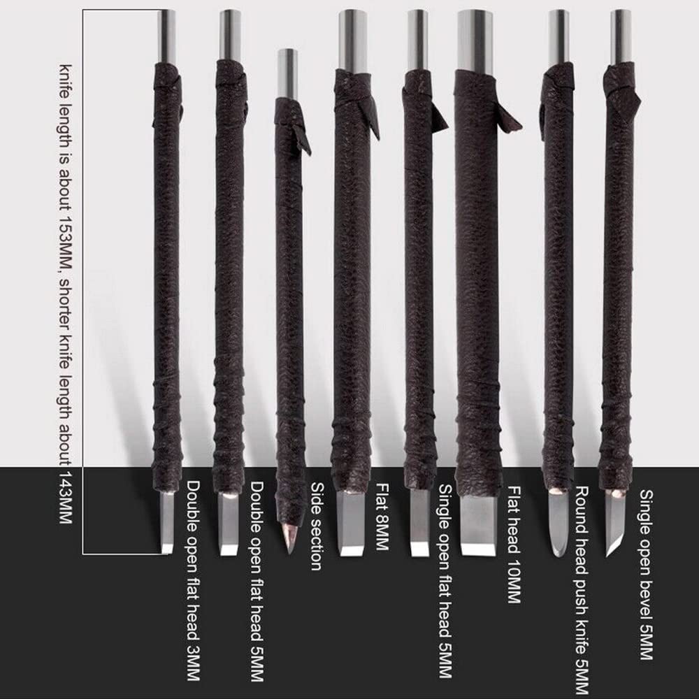 SKYZONAL Stone Carving Tool Set Chisel Kit 8pcs...