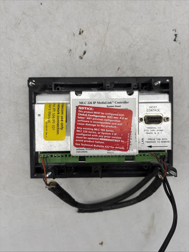 Extron MLC 226 IP MediaLink Controller Enhanced Control Panel