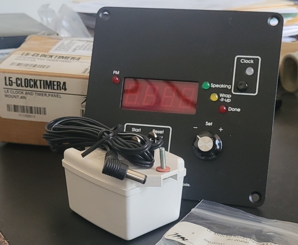 Middle Atlantic L5-CLOCKTIMER4 L5 Lectern Presenter Panel Clock Timer