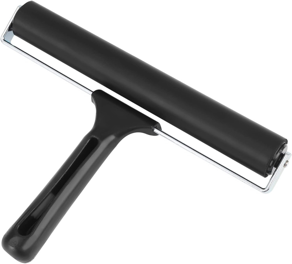 7.9In Paint Roller Rubber Roller, Brayer Rollers for Crafting, Hand Roller Silen