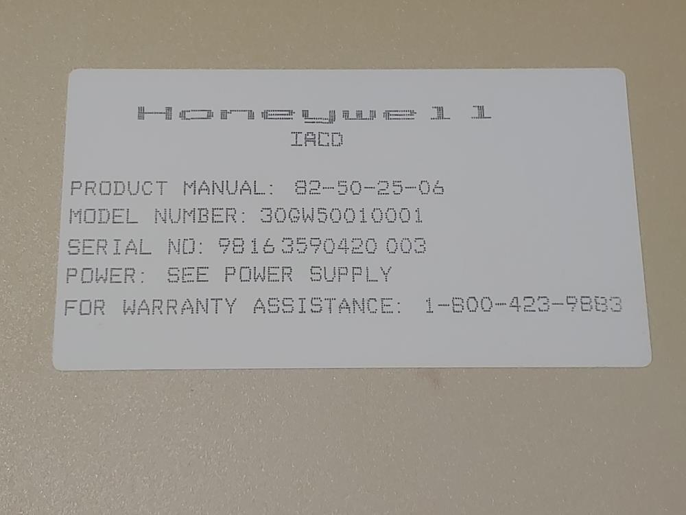 Honeywell Gateway Interface Module 30GW50010001