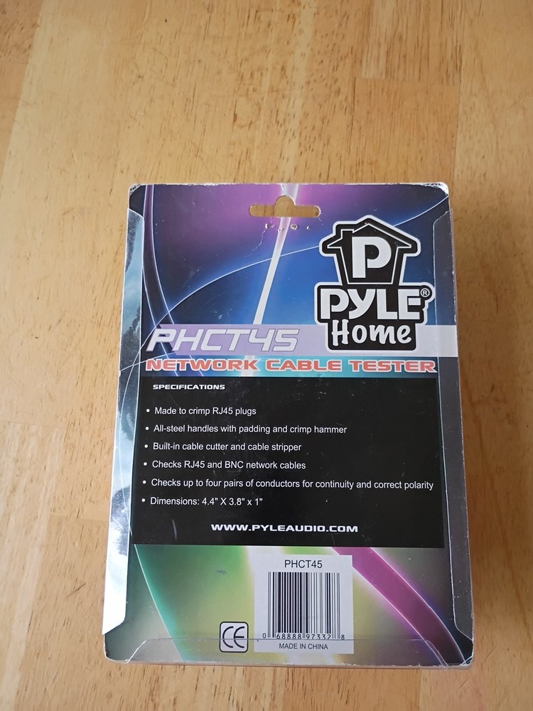 Pyle Home PHCT45 Network Cable Tester Power Supply Tester