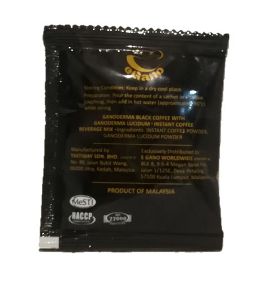 10 Box eGano Premium Ganoderma Black Coffee Exp 2025 Expedited