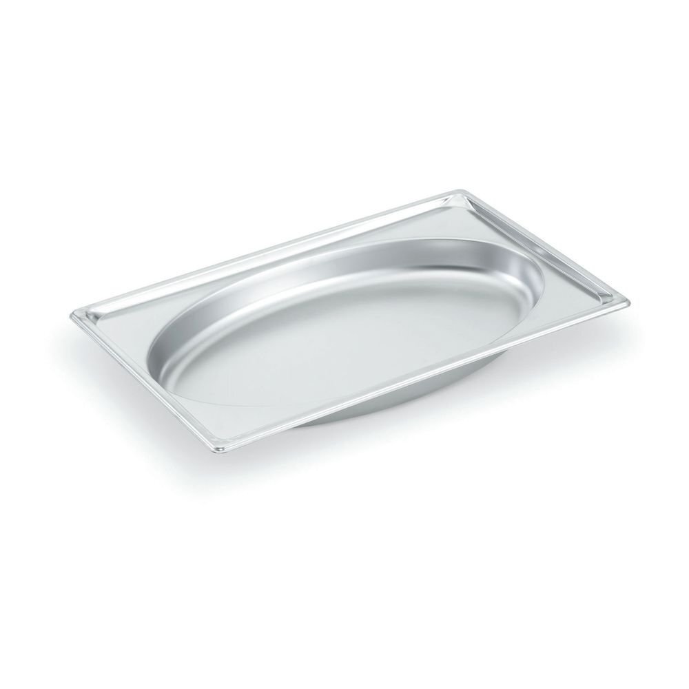 Steam Table Pans, Half Oval
