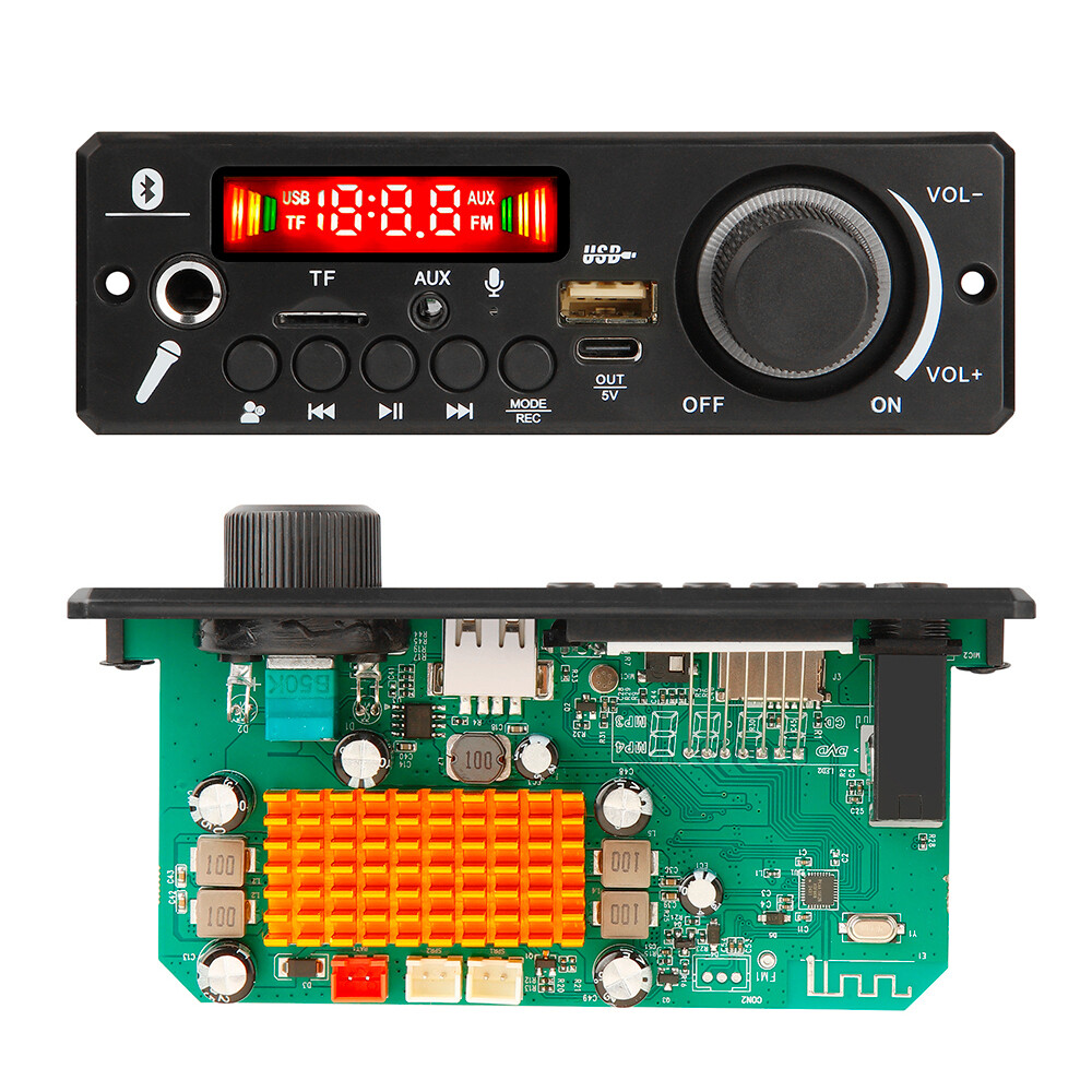 TPA3116 200W Amplifier Bluetooth Audio Decoder Board USB FM Radio Music Player
