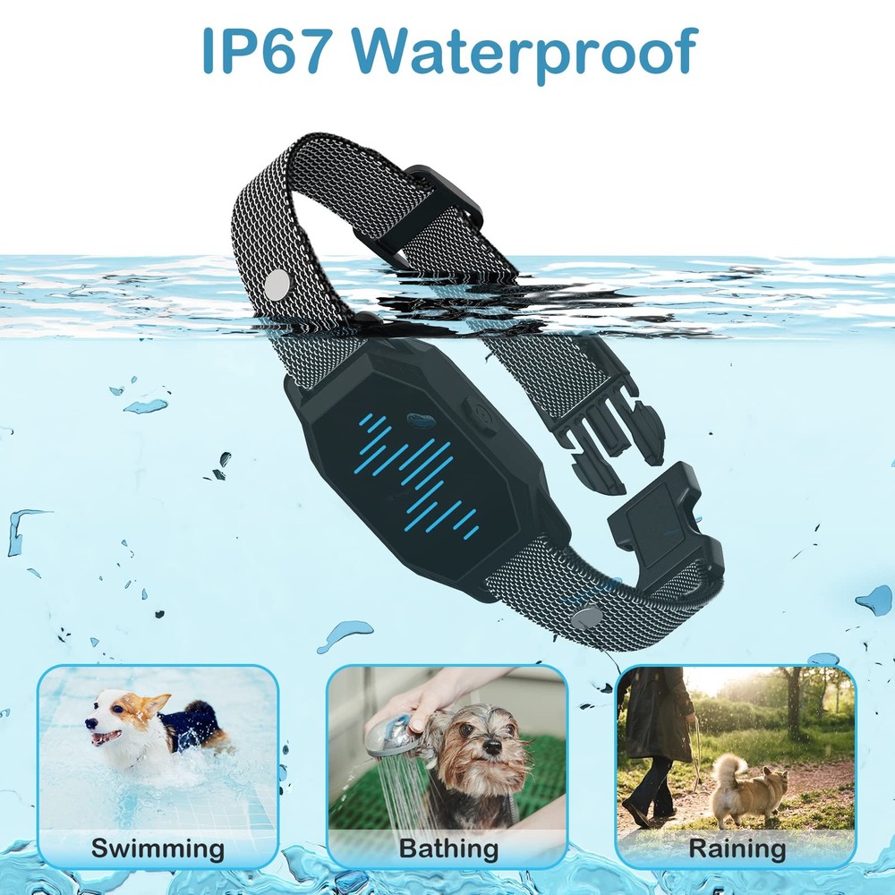 Dog Training Collar with Remote Control, 2500FT Coverage Range and 4 Training...