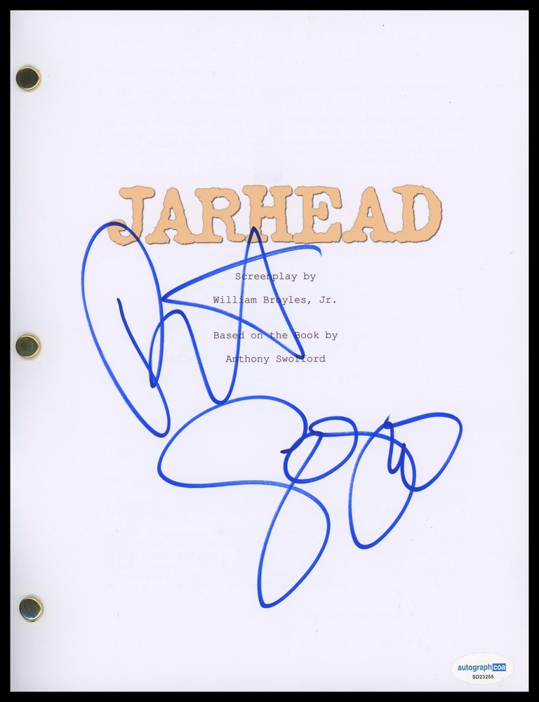 Peter Sarsgaard "Jarhead" AUTOGRAPH Signed Full Complete Script Screenplay ACOA