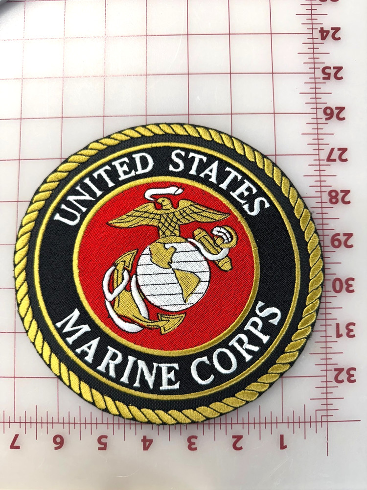 US Army Patch 7" x 7 " Very Large Marine Corps Patch