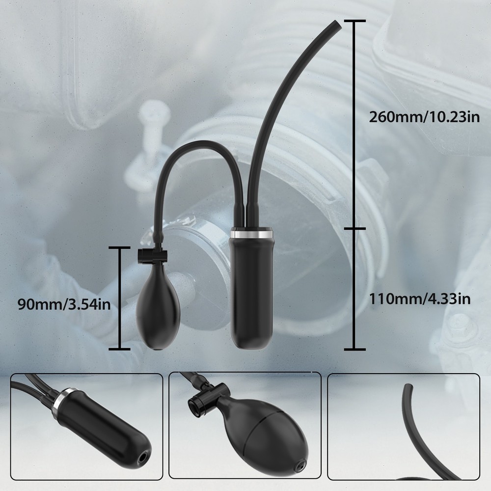 Universal Intake Bladder Inflatable Adapter Max 120mm For Car EVAP Smoke Machine